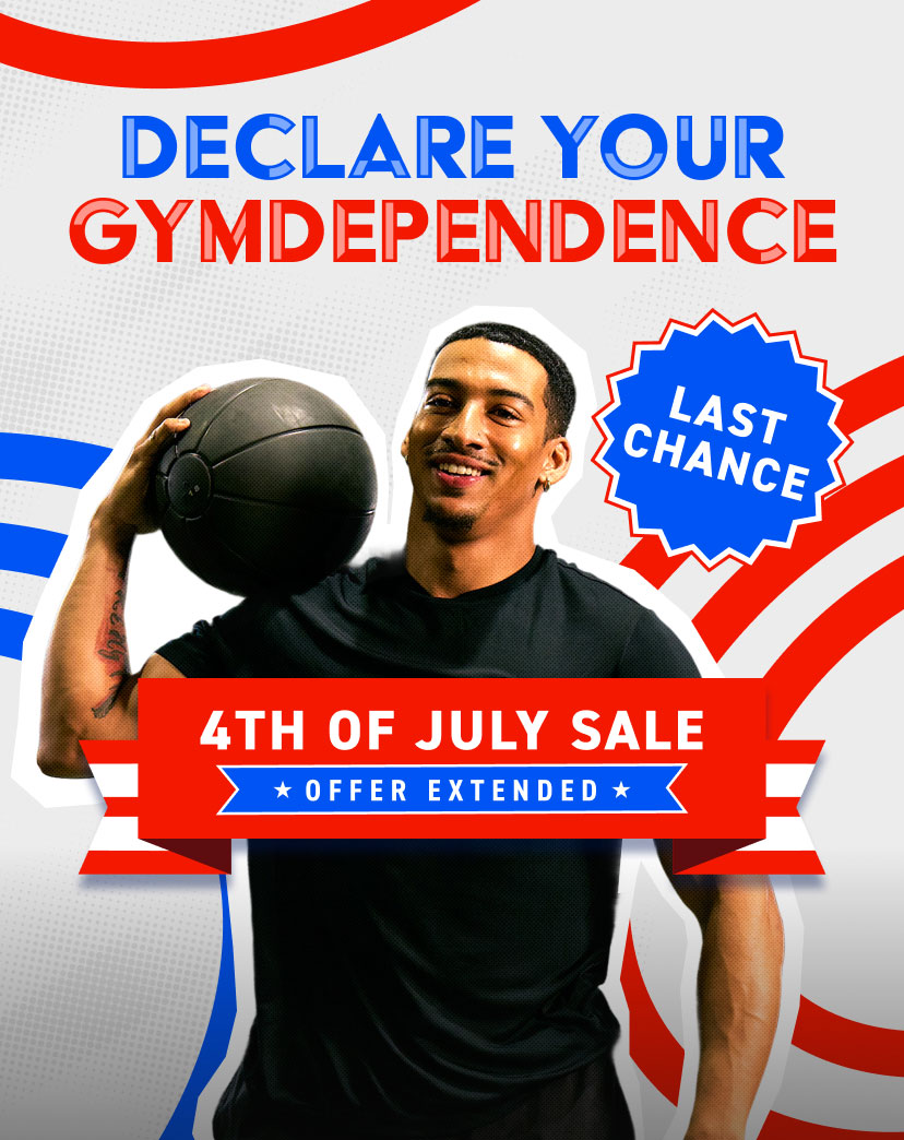Declare your gymdependence with 4th of July specials extended at 24 Hour Fitness! 