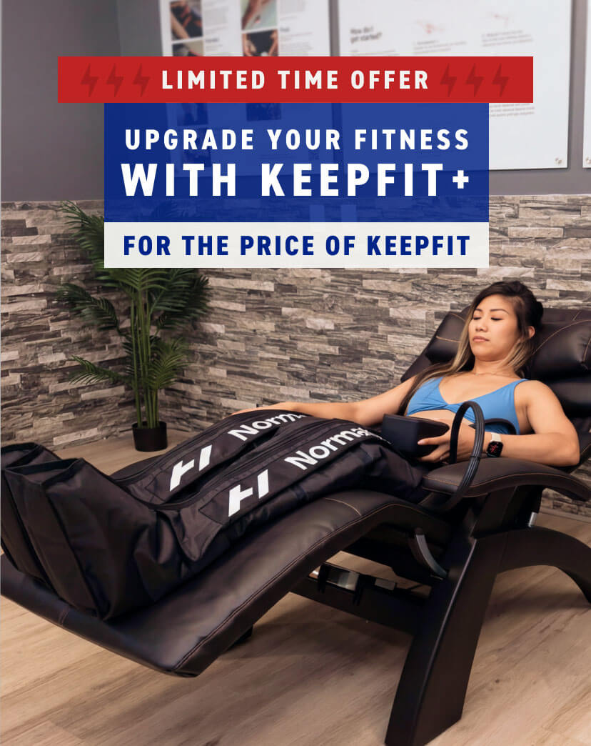 Limited time offer! Join us with a KeepFit+ membership for the price of KeepFit.